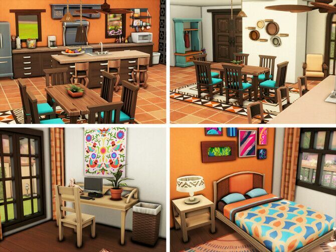 sims 4 cc casa feliz cinco de mayo by xogerardine 4