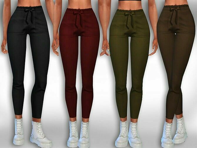 Casual Cotton FIT Pants By Saliwa Sims 4 CC