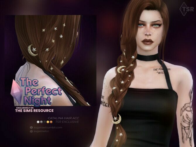 Catalina Hair Acc By Sugar Owl Sims 4 CC