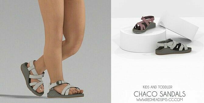 Chaco Sandals For Kids And Toddler At Redheadsims Sims 4 CC