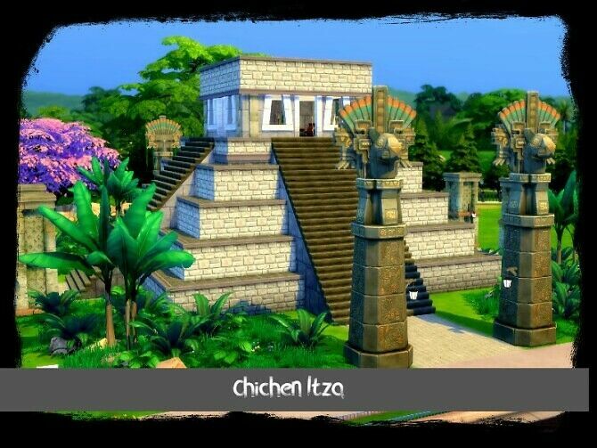 Chichen Itza By Genkaiharetsu Sims 4 CC