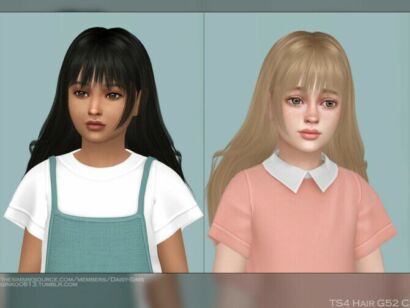 Child Hair G52C By Daisy-Sims Sims 4 CC