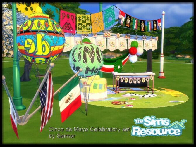 Cinco De Mayo Celebratory Set By Seimar8 Sims 4 CC