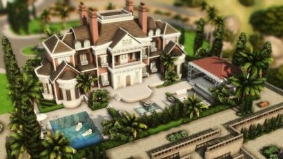 Classic Manor By Plumbobkingdom Sims 4 CC