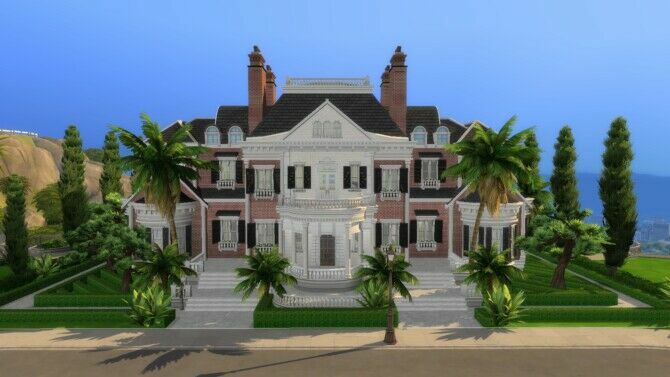 sims 4 cc classic manor by plumbobkingdom 3