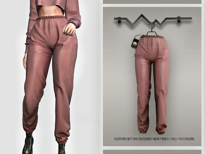 Clothes Set-104 (Joggers) Bd398 By Busra-Tr Sims 4 CC