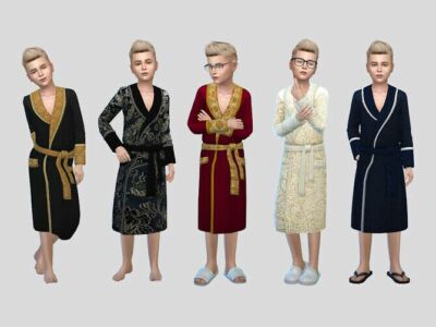 Coco Suite Robe Boys By Mclaynesims Sims 4 CC