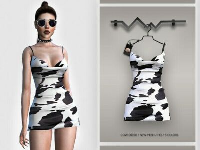 COW Dress BD399 By Busra-Tr Sims 4 CC