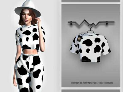 COW SET-105 (TOP) BD400 By Busra-Tr Sims 4 CC