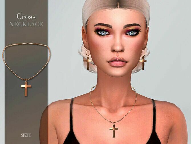 Cross Necklace By Suzue