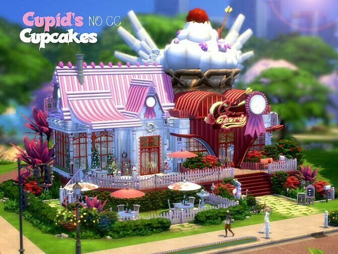 Cupid’s Cupcakes By Virtualfairytales Sims 4 CC