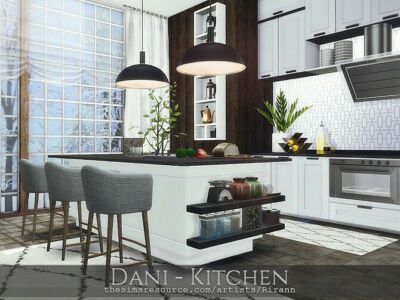 Dani Kitchen By Rirann Sims 4 CC