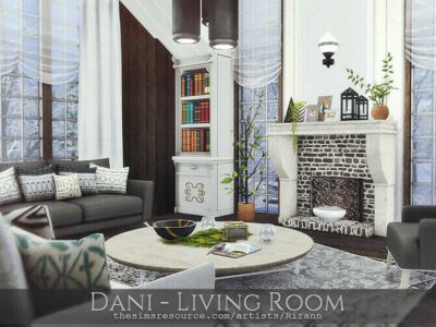 Dani Living Room By Rirann Sims 4 CC