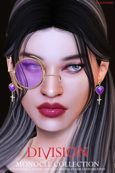 Division Monocle Collection At Praline Sims Sims 4 CC