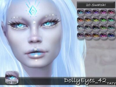 Dolly Eyes 42 CL By Tatygagg Sims 4 CC