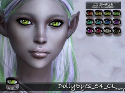 Dolly Eyes 54 Cl By Tatygagg Sims 4 CC