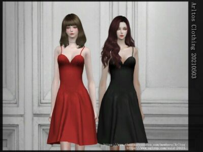 Dress 20210503 By Arltos Sims 4 CC