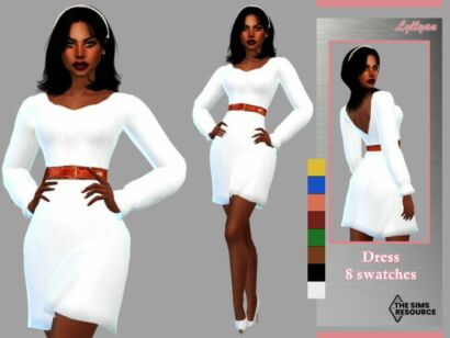 Dress Fernanda By Lyllyan Sims 4 CC