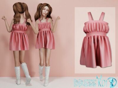 Dress K01 By Turksimmer Sims 4 CC