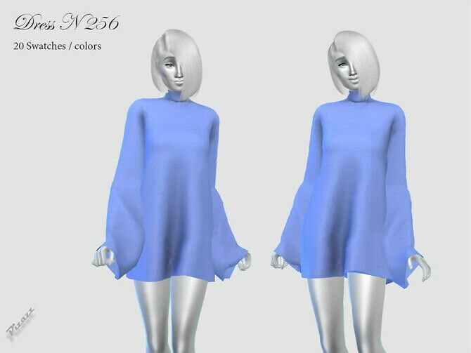 Dress N 256 By Pizazz Sims 4 CC