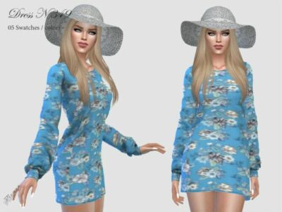 Dress N 349 By Pizazz Sims 4 CC