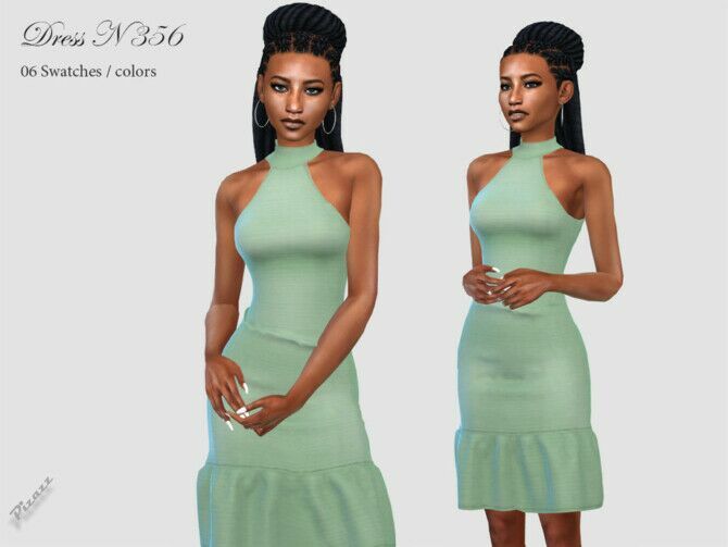 Dress N 356 By Pizazz Sims 4 CC