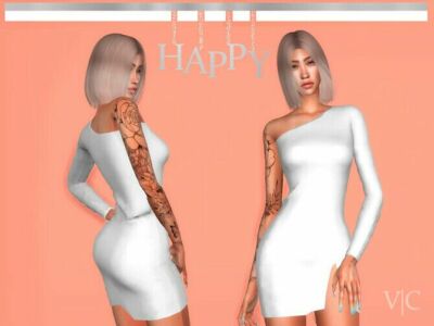 Dress Newyear Iii – Vi By Viy Sims Sims 4 CC