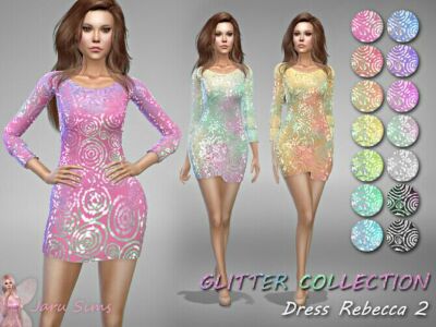 Dress Rebecca 2 By Jaru Sims Sims 4 CC