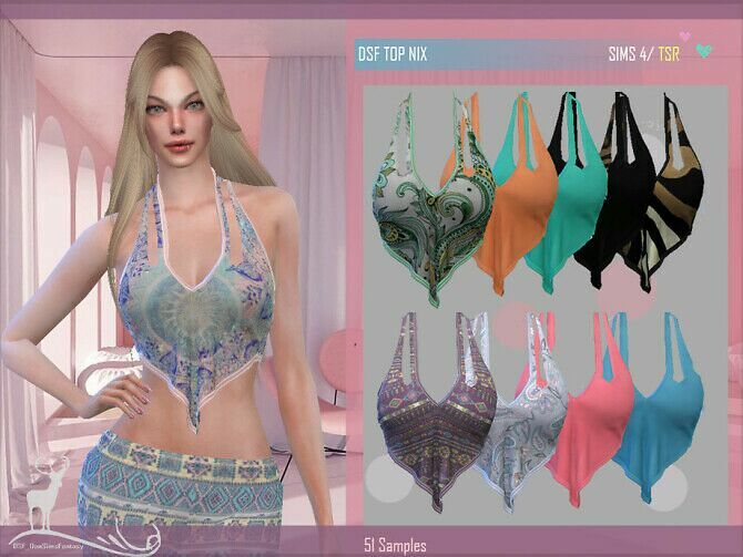 DSF TOP NIX By Dansimsfantasy Sims 4 CC