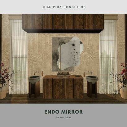 Endo Mirror At Simspiration Builds Sims 4 CC