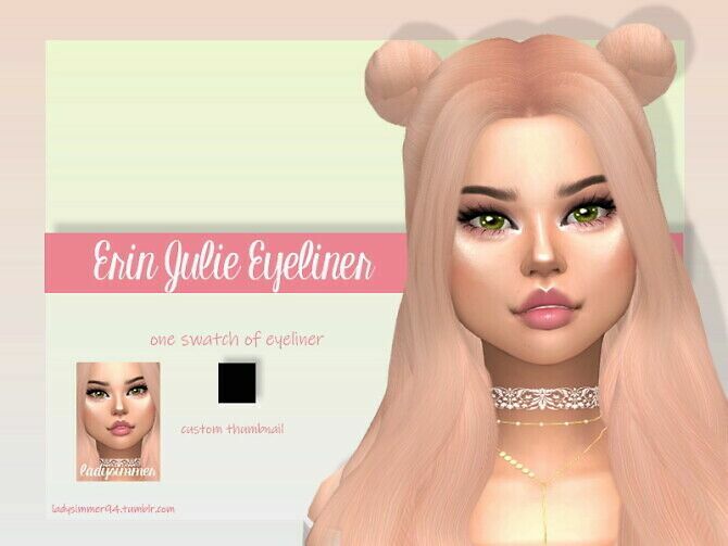 Erin Julie Eyeliner By Ladysimmer94 Sims 4 CC