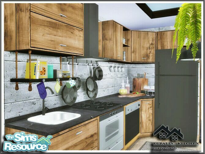 sims 4 cc eupalin kitchen by marychabb 3