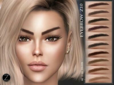 Eyebrow Z10 By Zenx Sims 4 CC