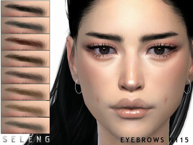 Eyebrows N115 By Seleng Sims 4 CC