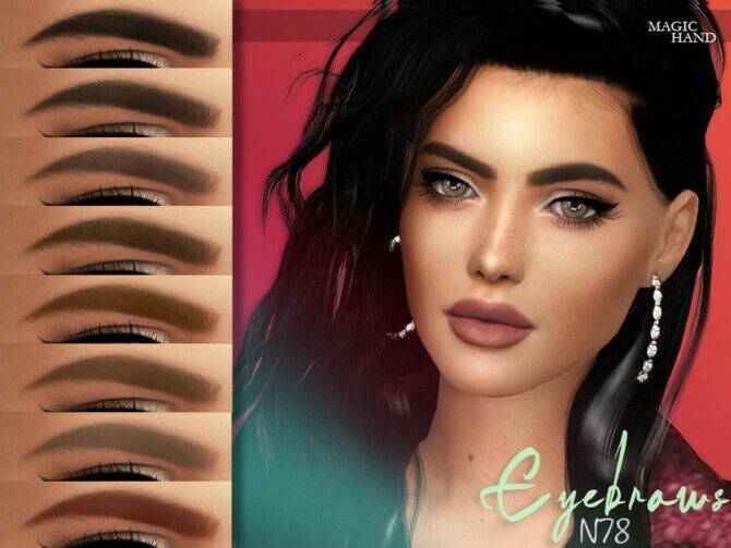 Eyebrows N78 By Magichand Sims 4 CC