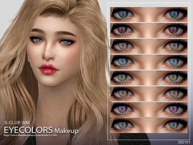 Eyecolors 202101 By S-Club WM Sims 4 CC