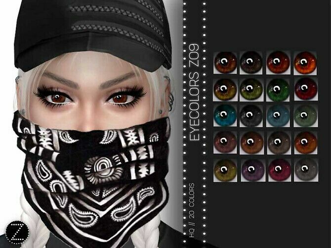 Eyecolors Z09 By Zenx Sims 4 CC