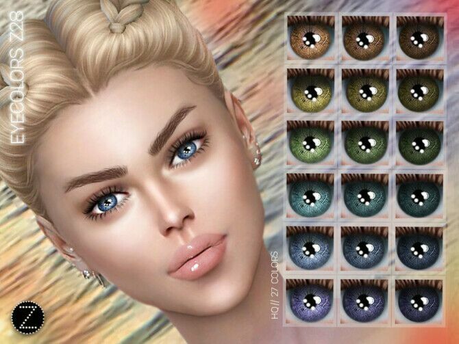 Eyecolors Z28 By Zenx Sims 4 CC