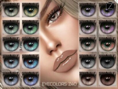 Eyecolors Z40 By Zenx Sims 4 CC