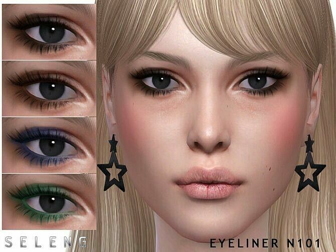 Eyeliner N101 By Seleng Sims 4 CC