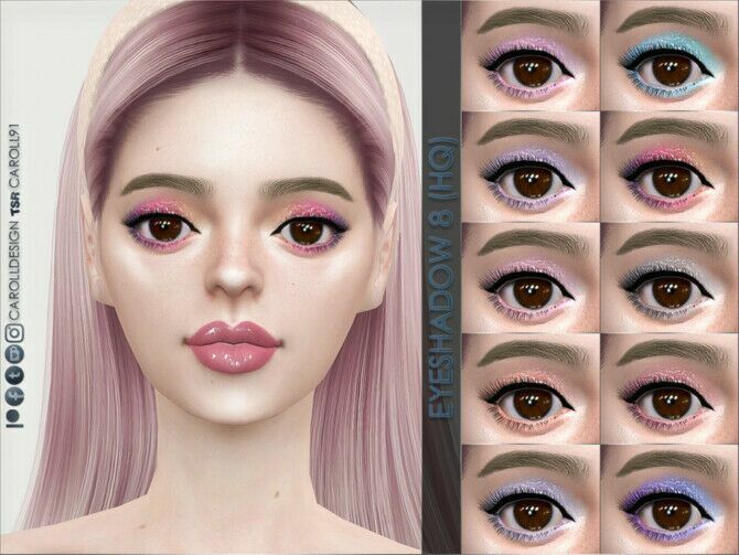 Eyeshadow 8 (Hq) By Caroll91 Sims 4 CC