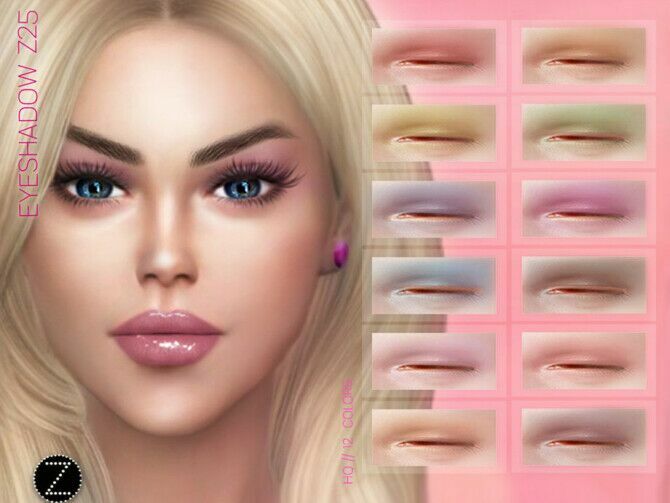 Eyeshadow Z25 By Zenx Sims 4 CC