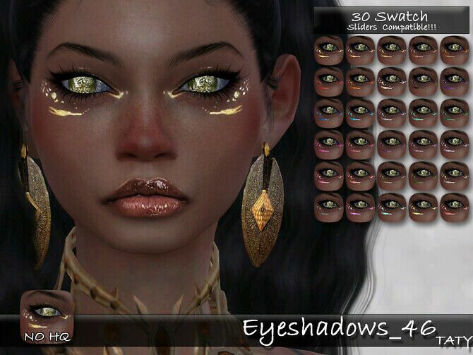 Eyeshadows 46 By Tatygagg Sims 4 CC