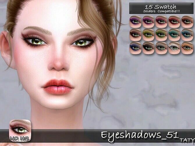 Eyeshadows 51 By Tatygagg Sims 4 CC