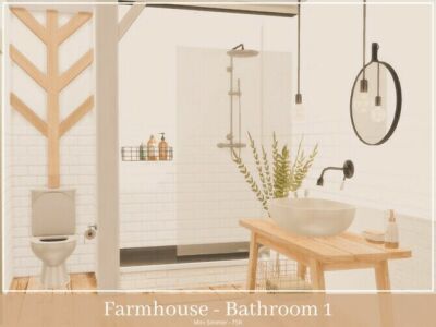 Farmhouse Bathroom 1 By Mini Simmer