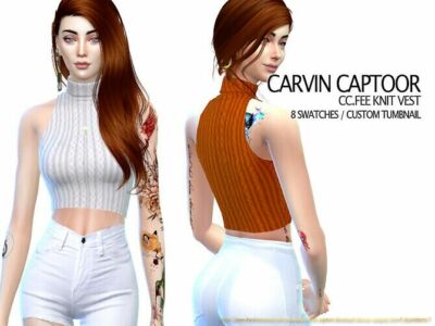 FEE Knit Vest By Carvin Captoor