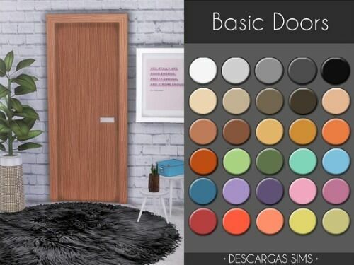 Fixed Doors At Descargas Sims Sims 4 CC