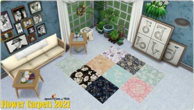 sims 4 cc flower carpets 2021 at annetts sims 4 welt 4