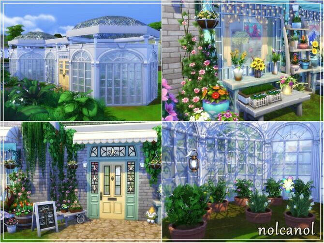 sims 4 cc flower shop by nolcanol 2