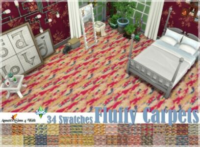 Fluffy Carpets At Annett’s Sims 4 Welt Sims 4 CC